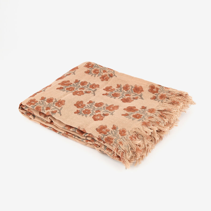 Plaid de algodón ramillete Mia 130x170cm Clau&Chloe