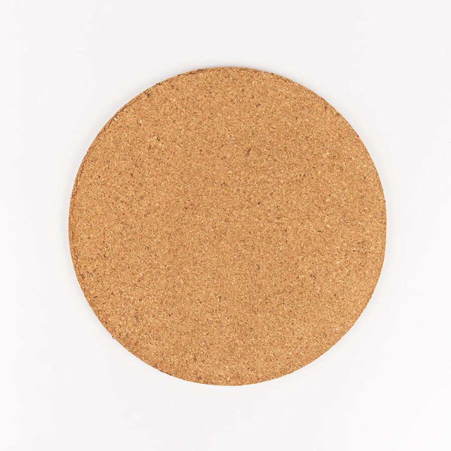 Set de 3 salvamanteles de corcho 19cm