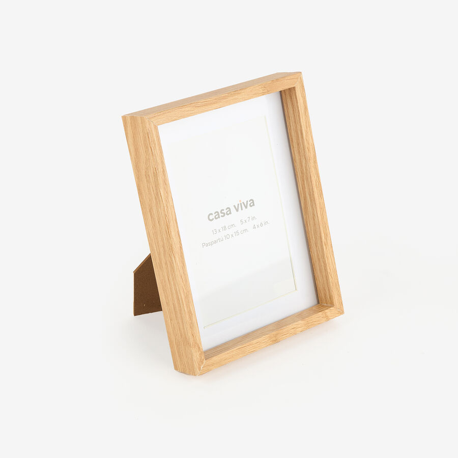 Marco de fotos de madera 13x18cm Salerno