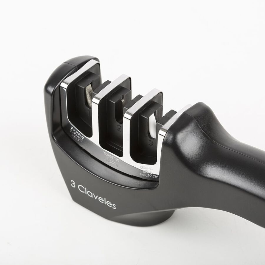 Afilador cuchillos 3 pasos
