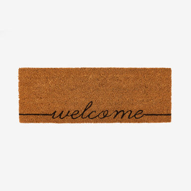 Felpudo de fibra coco Welcome 70x25cm