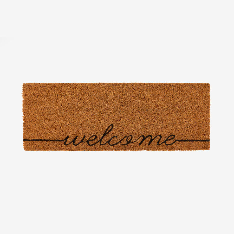 Felpudo de fibra coco Welcome 70x25cm