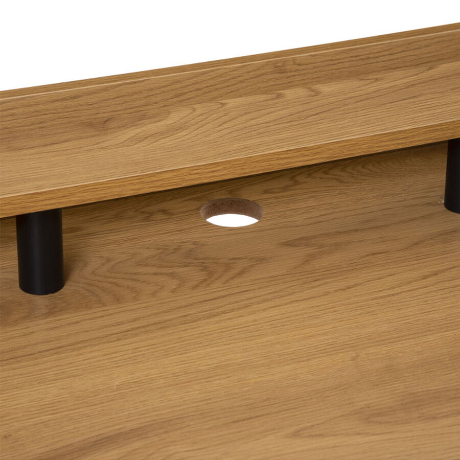 Escritorio de madera de acacia con cajón Aura 110x55x85cm