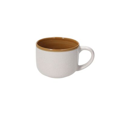 Taza jumbo de gres beige Donia 53cl