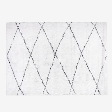 Alfombra de algodón Rombos 150x200cm