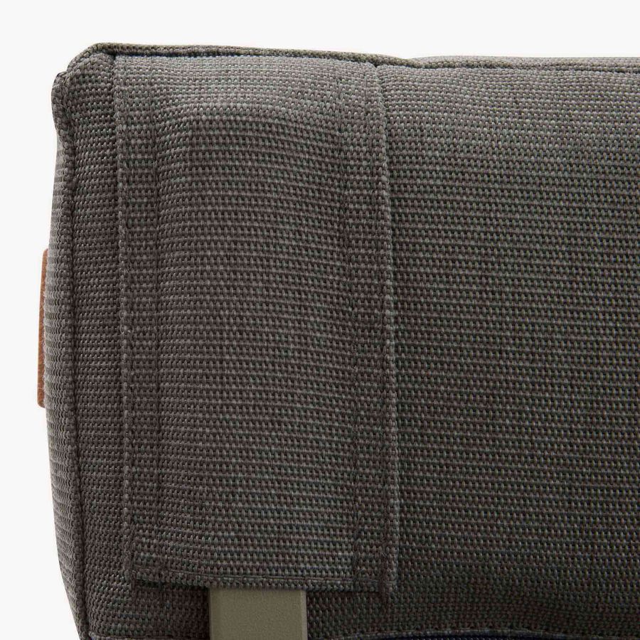 Conjunto de jard&iacute;n para 4 personas de acero cafe Solani