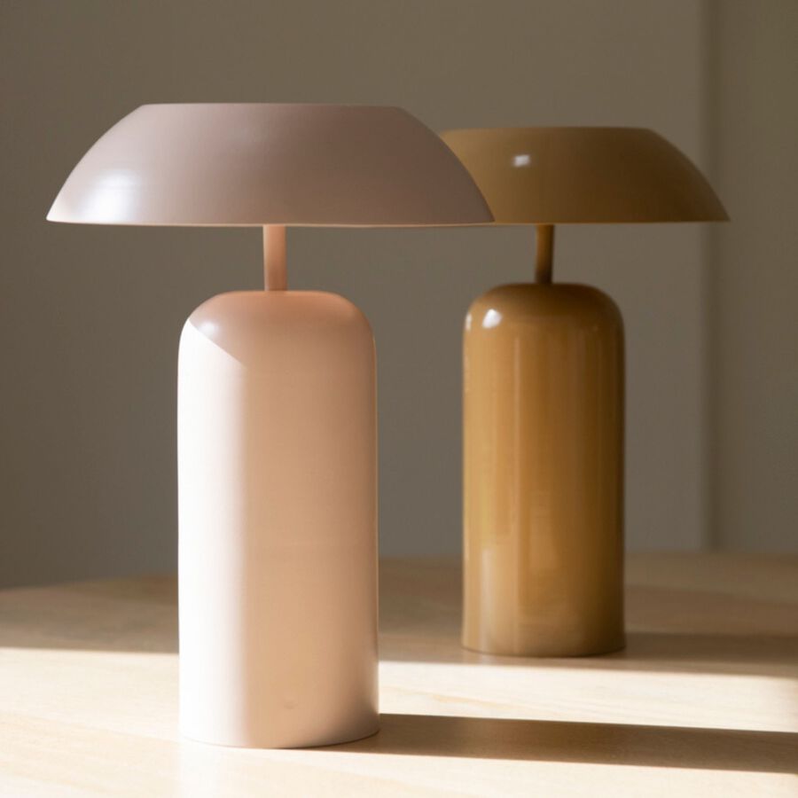 Lámpara de mesa LED inalámbrica Seta 28cm en varios colores