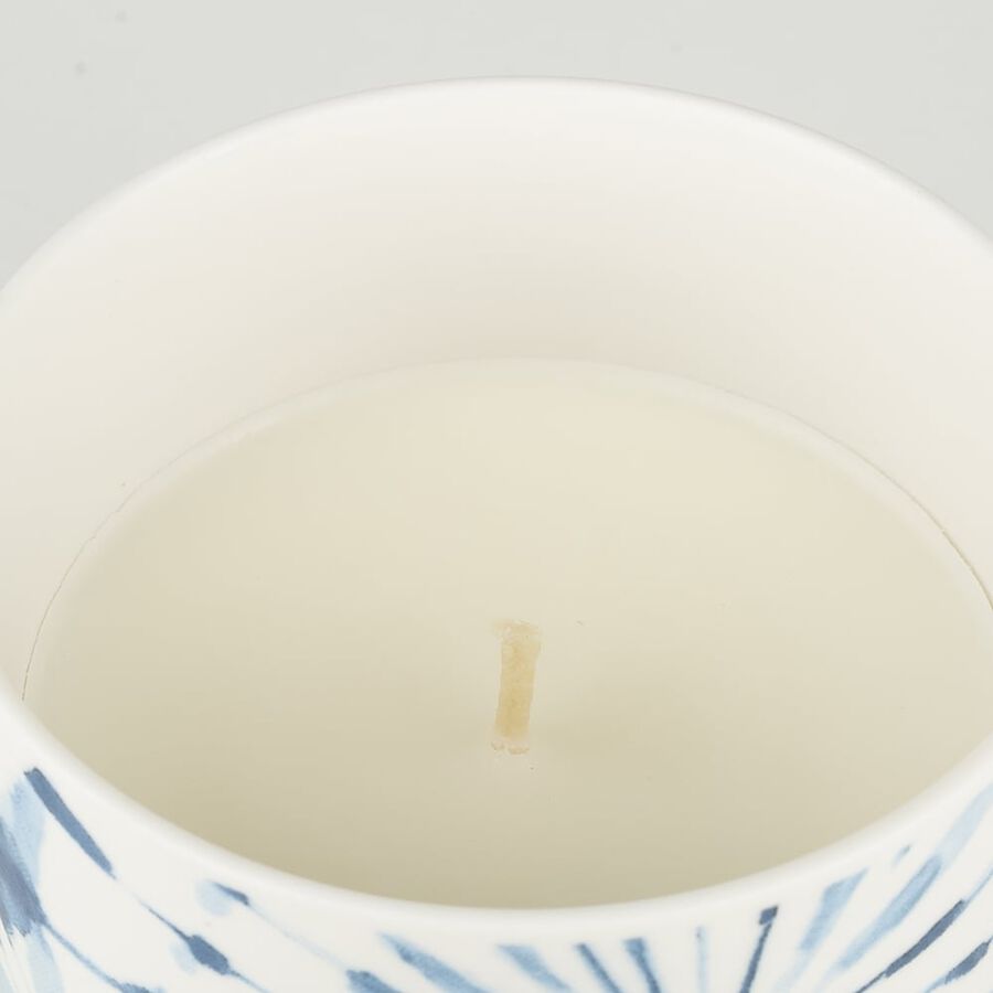 Vela arom&aacute;tica rosa y albaricoque en vaso 320g