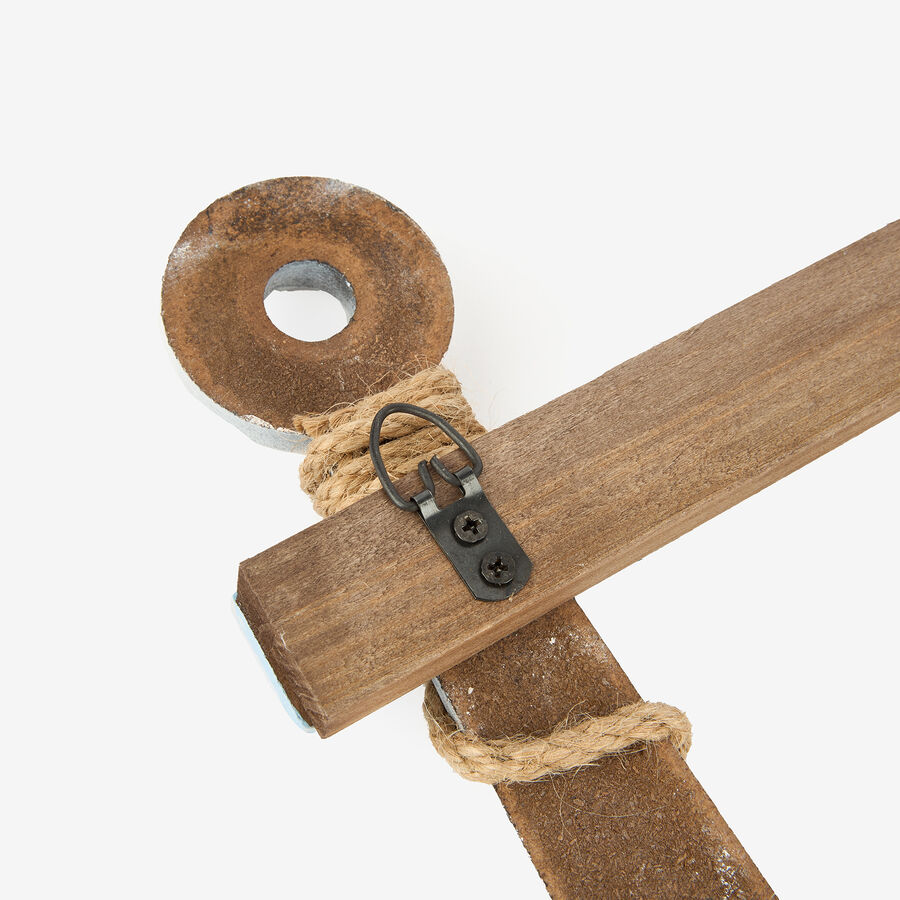 Perchero de pared Ancla 57x23cm