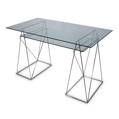 Mesa de escritorio de cristal Office 130x70x72cm