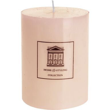 Vela decorativa marfil Rustick Ø9x12cm