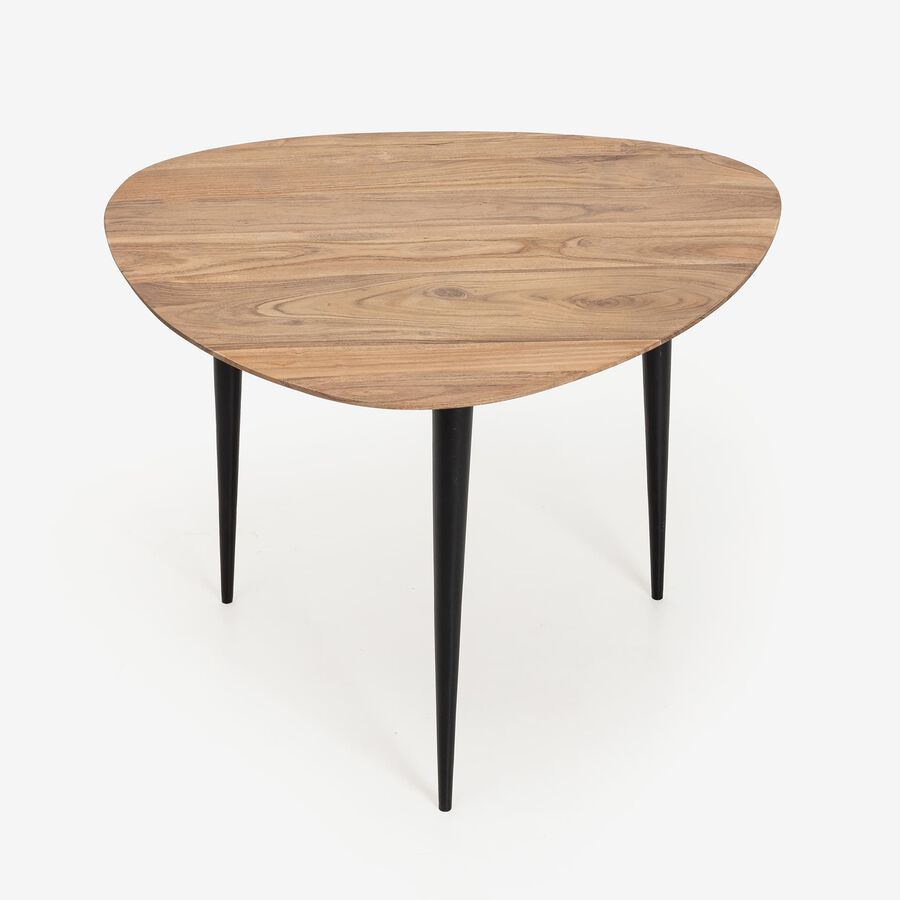 Mesa auxiliar triangular de madera G Bari