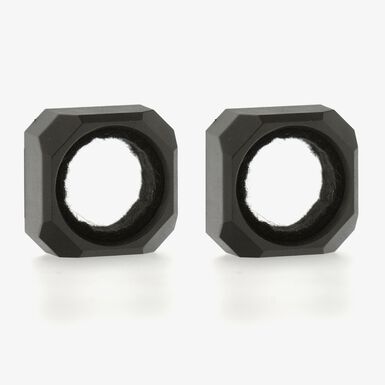 Set de 2 aros antigoteo para vino negro de pl&aacute;stico 