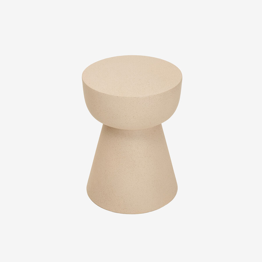 Mesa auxiliar arena Taipei &Oslash;33x43cm