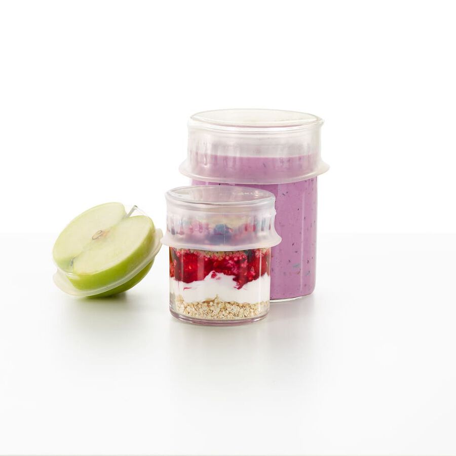 Set de 2 tapas extensibles Ø8cm Lékué