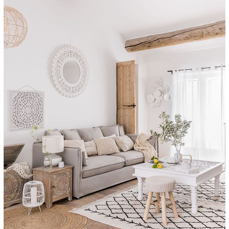 Sof&aacute; con cojines 210x104cm Clau&Chloe en varios colores