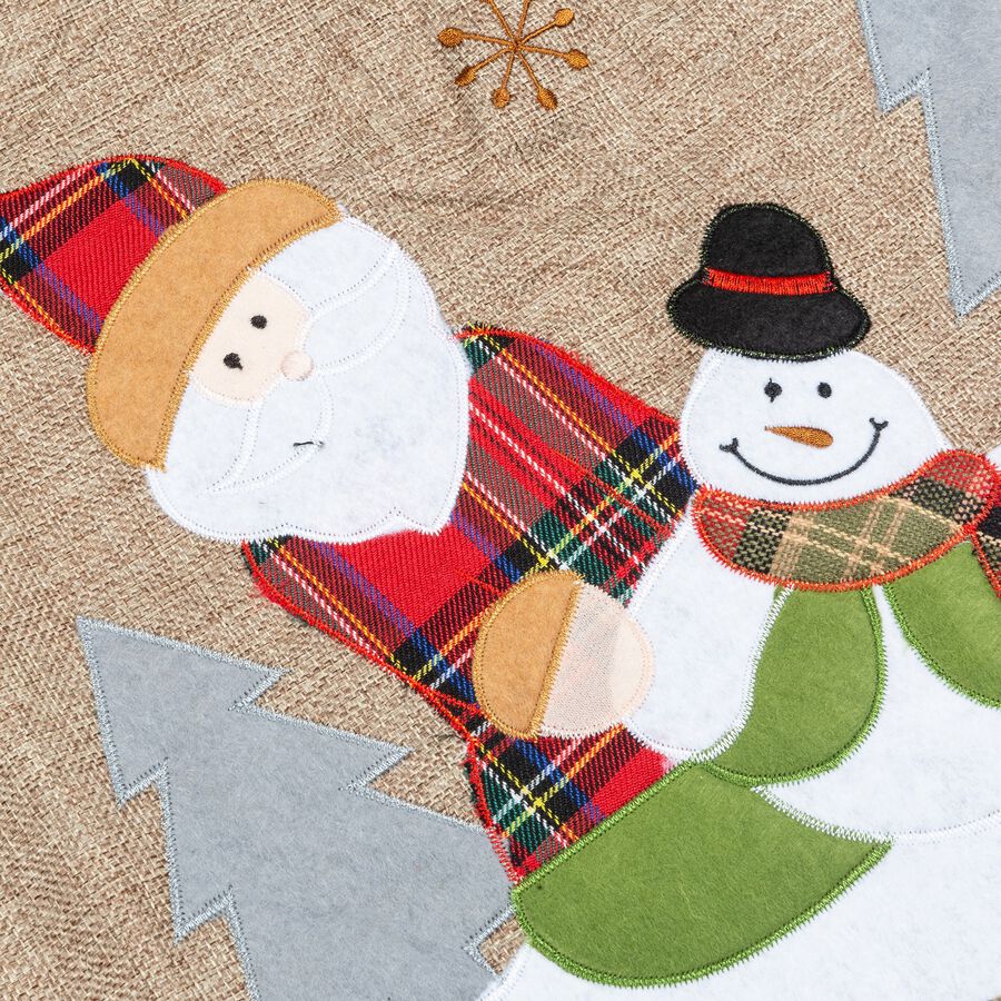 Alfombra de yute para el &aacute;rbol Santa Claus &Oslash;90cm