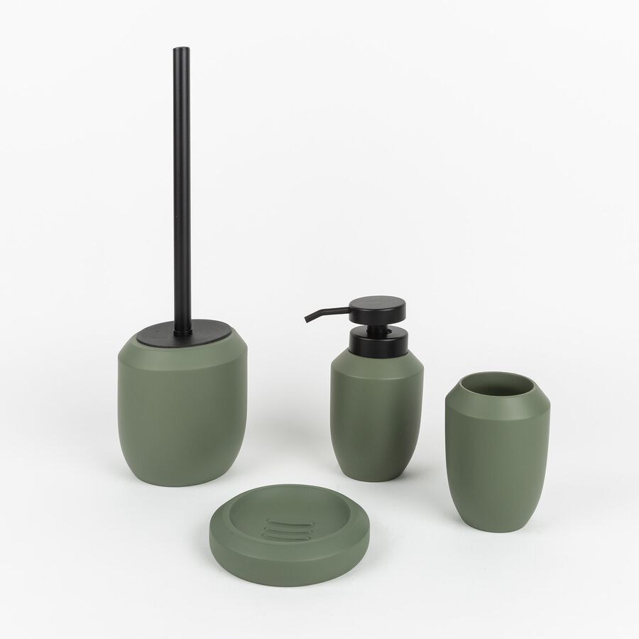 Escobillero para baño verde Gron Ø12x39cm