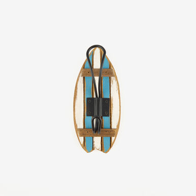 Perchero de pared de madera con 1 gancho Sea 18cm