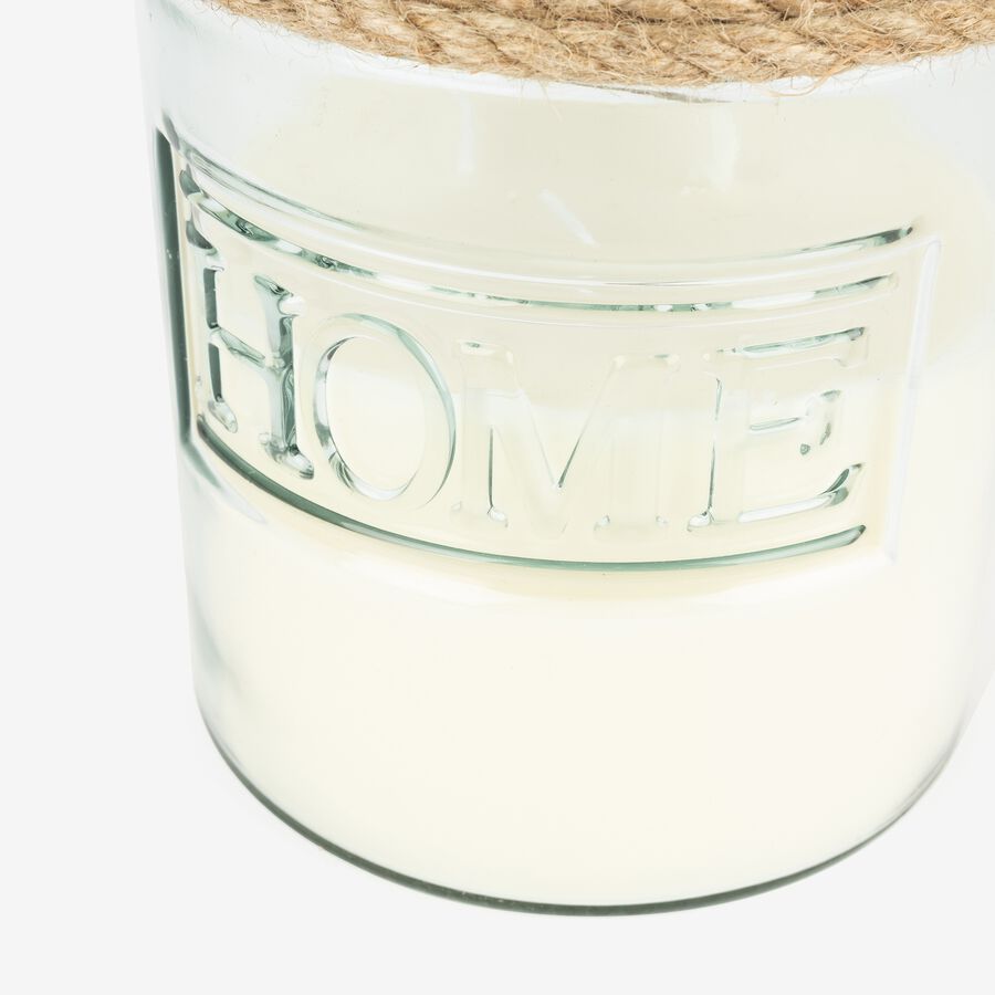 Vela de cristal vainilla &Oslash;14x17cm