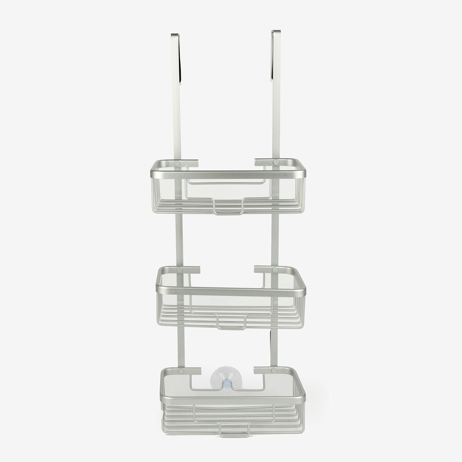 Estante de baño de aluminio Loa 23x13x61cm