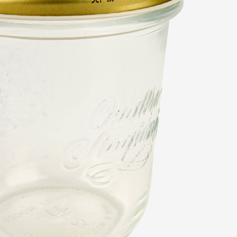 Vasito de vidrio con tapa Quattro Stagioni 32cl