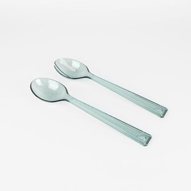 Conjunto de dos cubiertos de plástico para ensalada Bernit