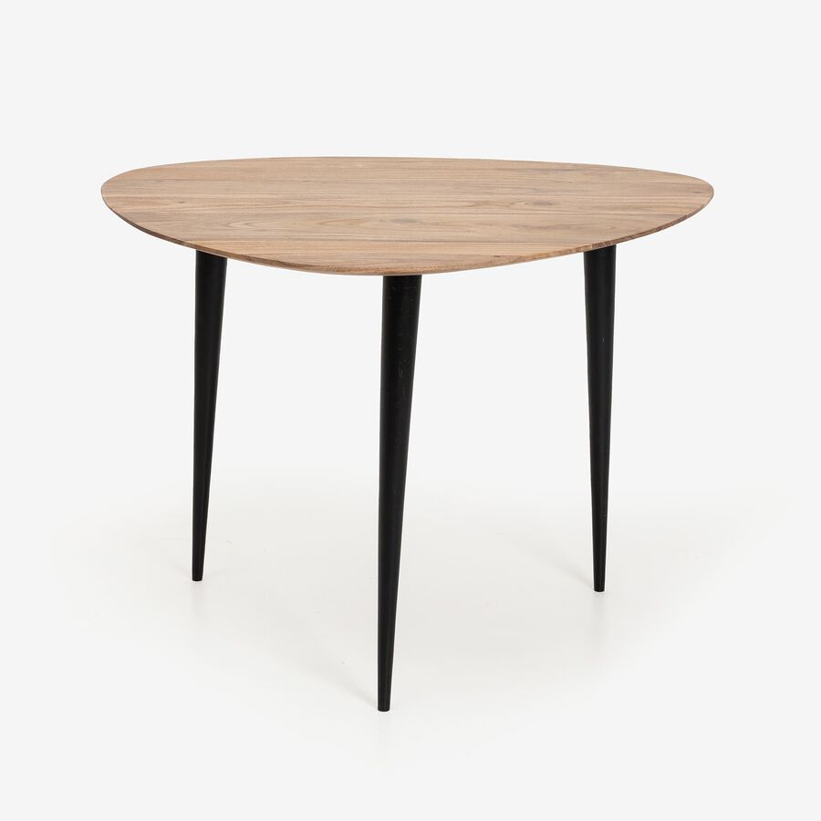 Mesa auxiliar triangular de madera G Bari