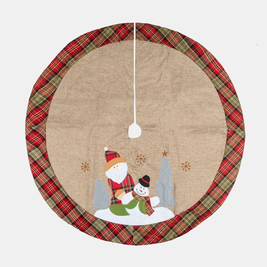 Alfombra de yute para el &aacute;rbol Santa Claus &Oslash;90cm