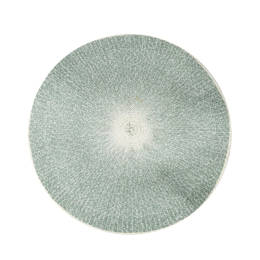 Mantel individual de fibra turquesa Fiber Ø38cm