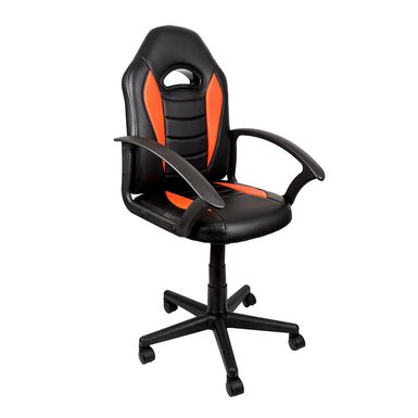 Silla gamer de oficina roja y negra