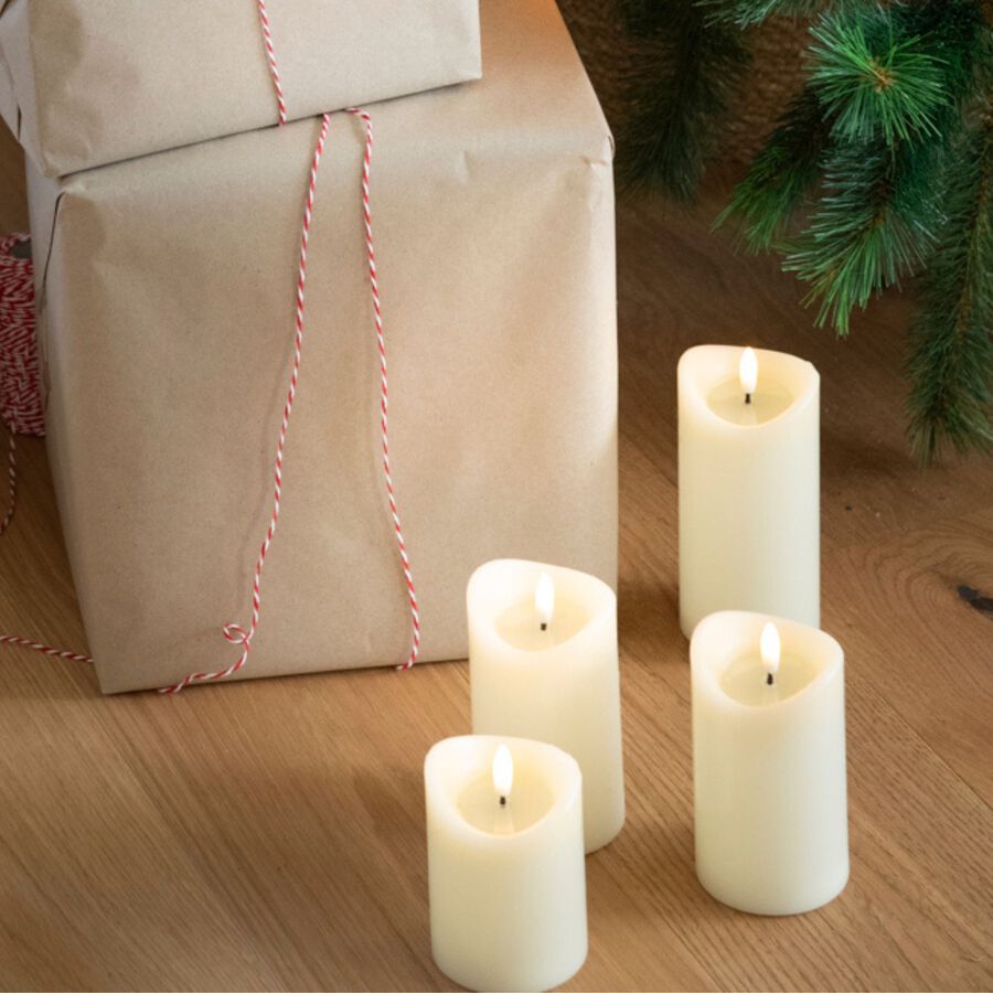 Vela LED Ivory 9x15cm