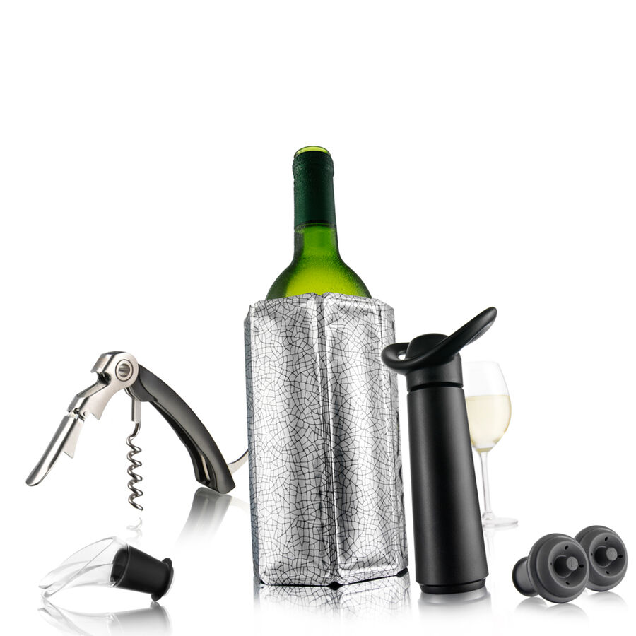 Set vino Essentials negro