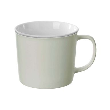 Taza de porcelana natural en varios colores