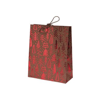 Bolsa regalo Navidad colores 18x23cm