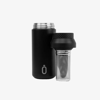 Vaso t&eacute;rmico negro de acero inoxidable Cup Mii Black 35cl - Runbott
