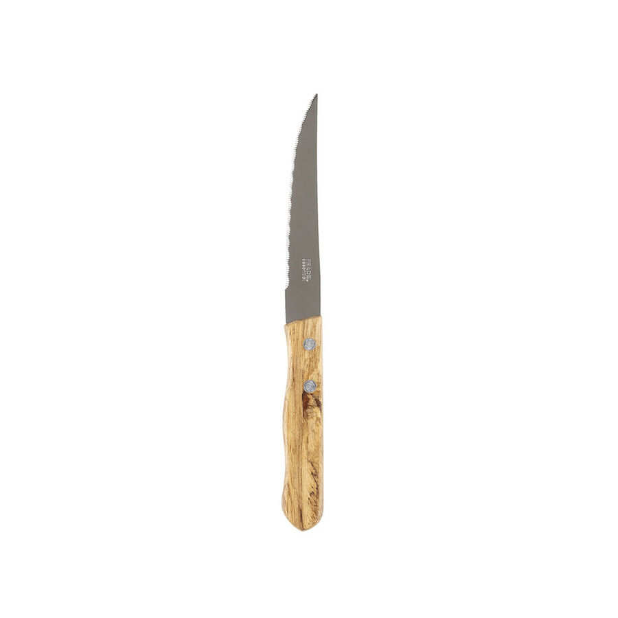 Cuchillo de carne con mango de madera Viande 20,5cm