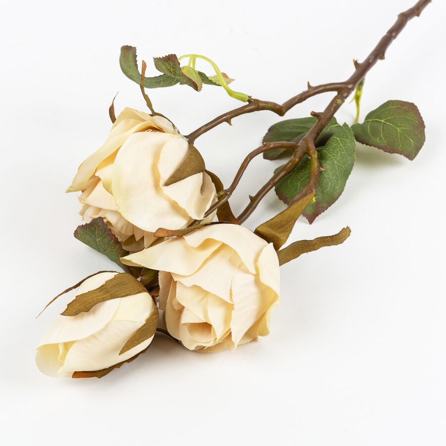 Flor rosa elegance crema