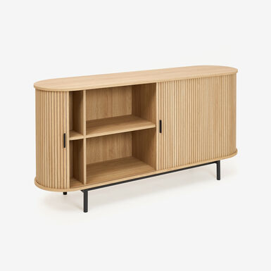 Aparador de madera MDF Medan 150x40x75cm