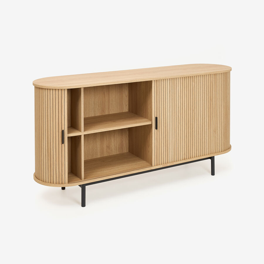 Aparador de madera MDF Medan 150x40x75cm