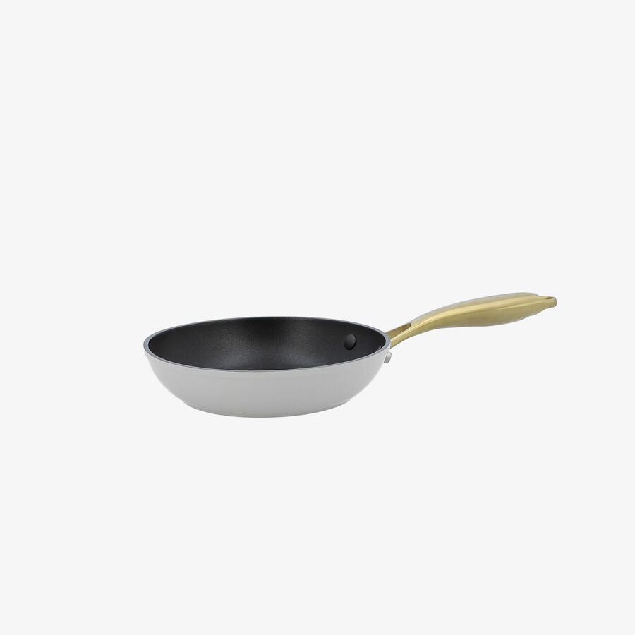 Sart&eacute;n gris claro de aluminio forjado Bruma 20cm