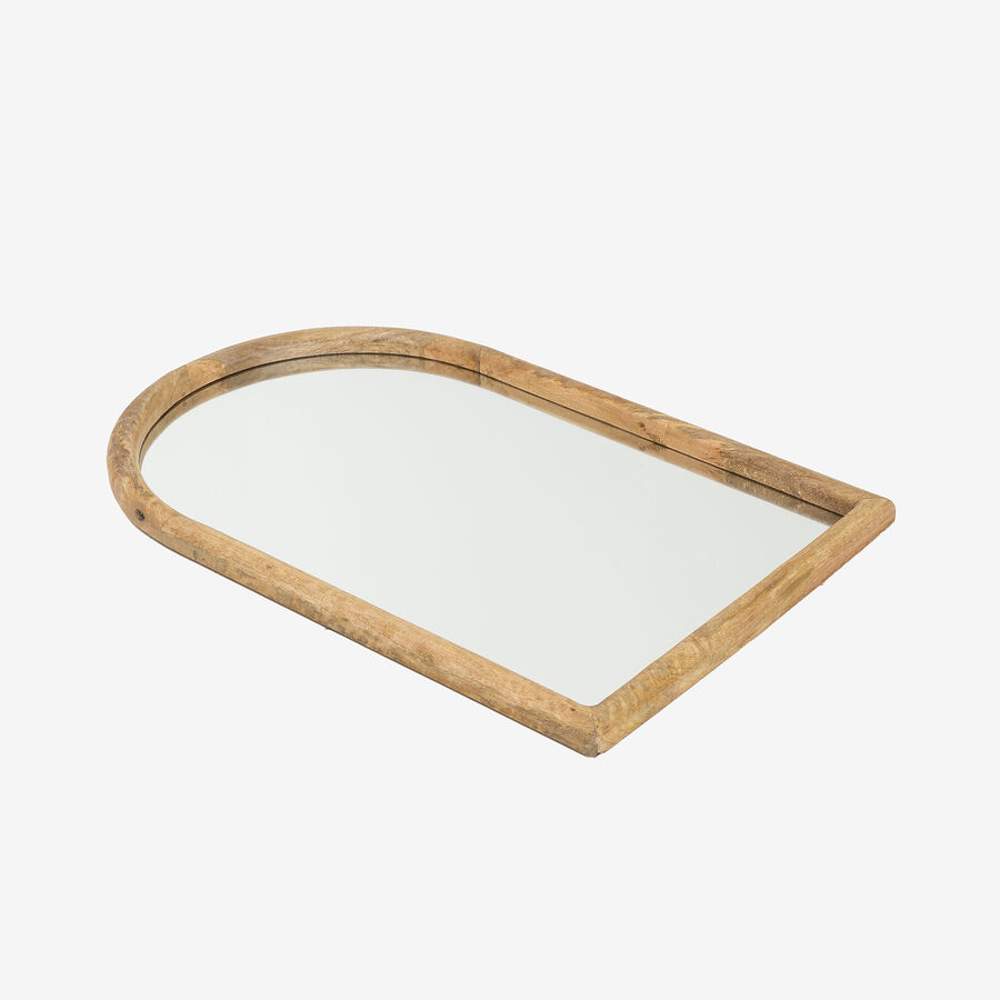 Espejo de pared de madera de mango 50x81cm
