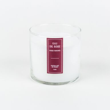 Vela aromática rosa con vaso Clare Ø10x10cm