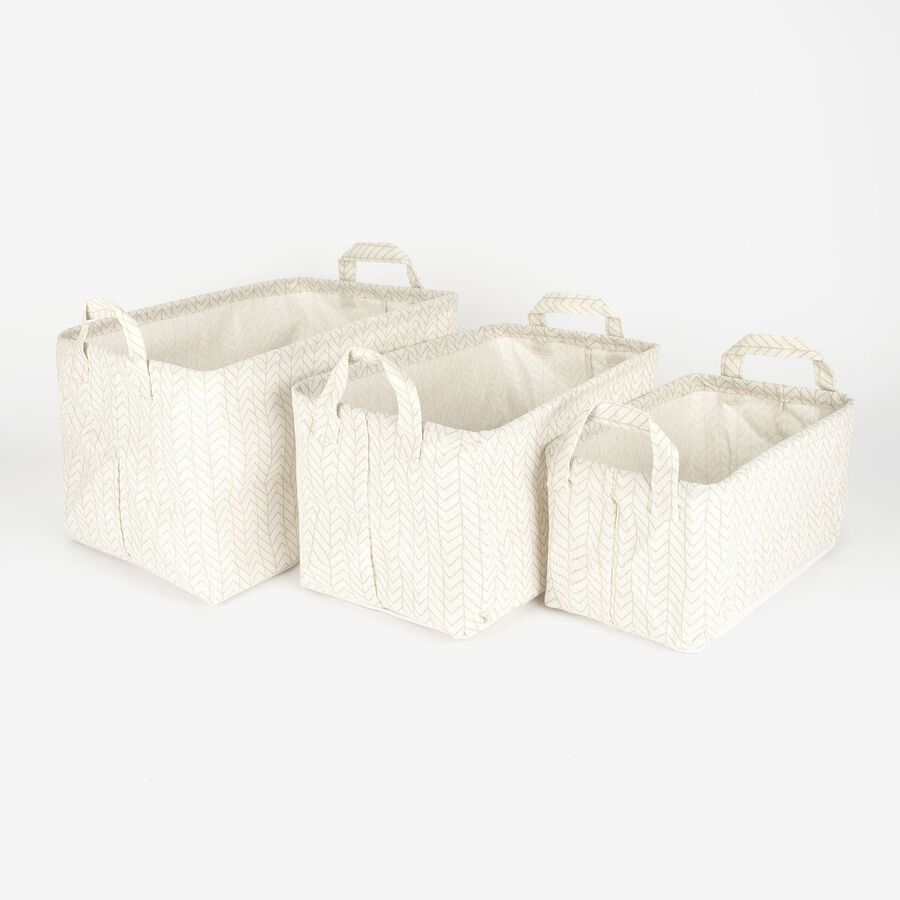 Cesta con asa de poli&eacute;ster Erase 32x21x19cm