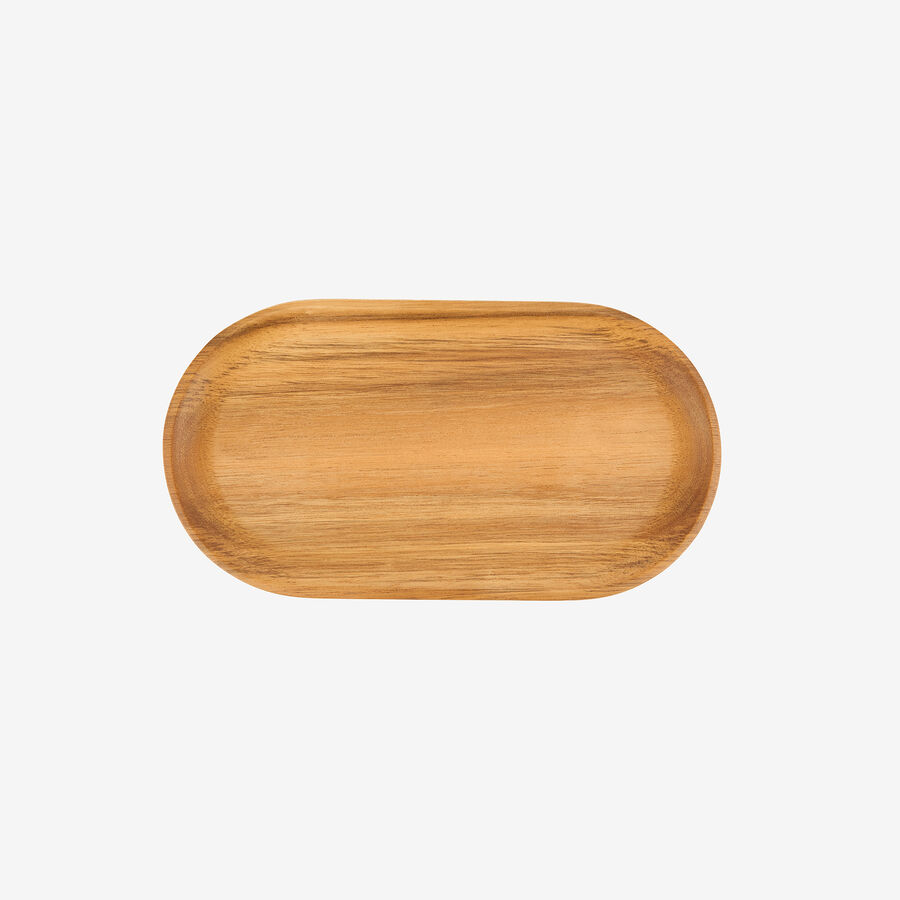 Bandeja de madera de acacia 24x13cm