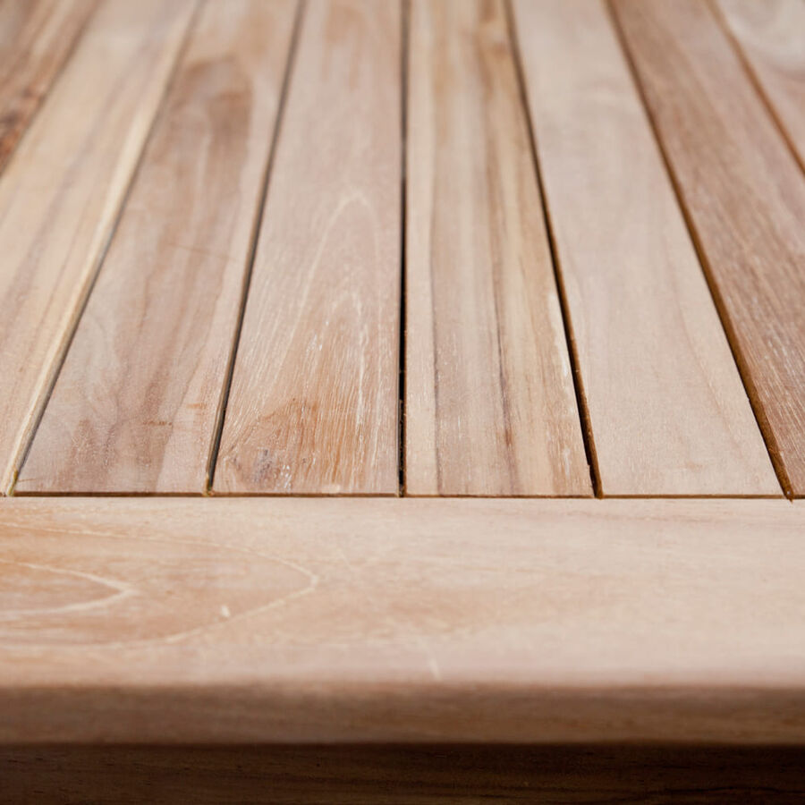 Mesa de jard&iacute;n plegable de madera de teca Azores 50x50cm