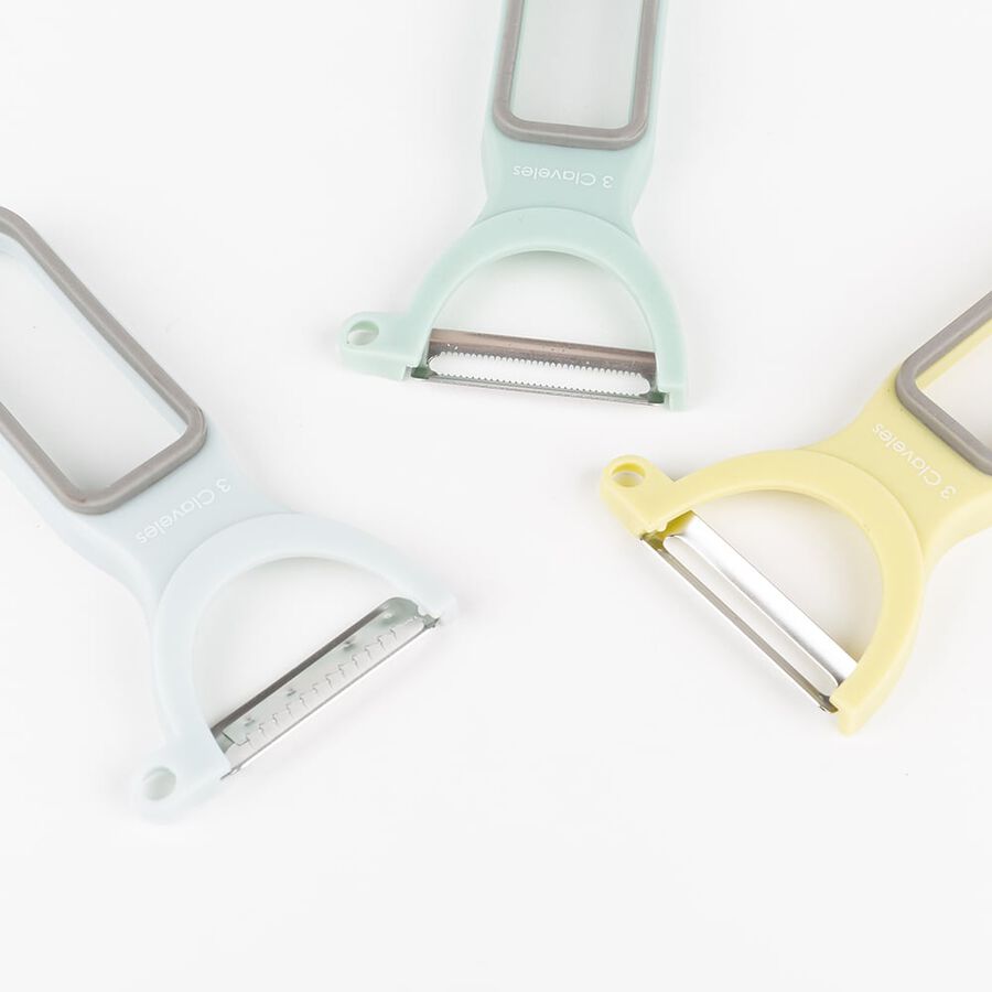 Set de 3 peladores para patata/tomate/juliana 3 claveles