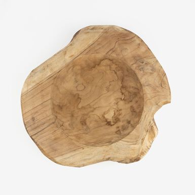 Centro mesa madera teca Ø40cm