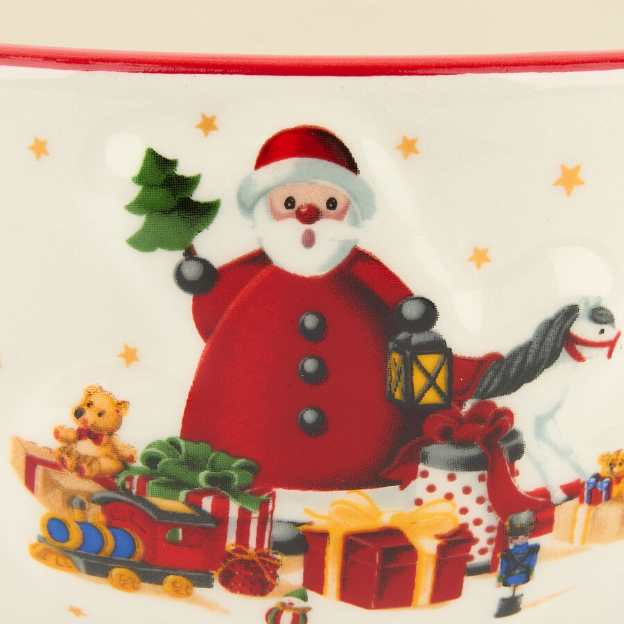 Bol de cerámica Santa Claus Ø15x7cm