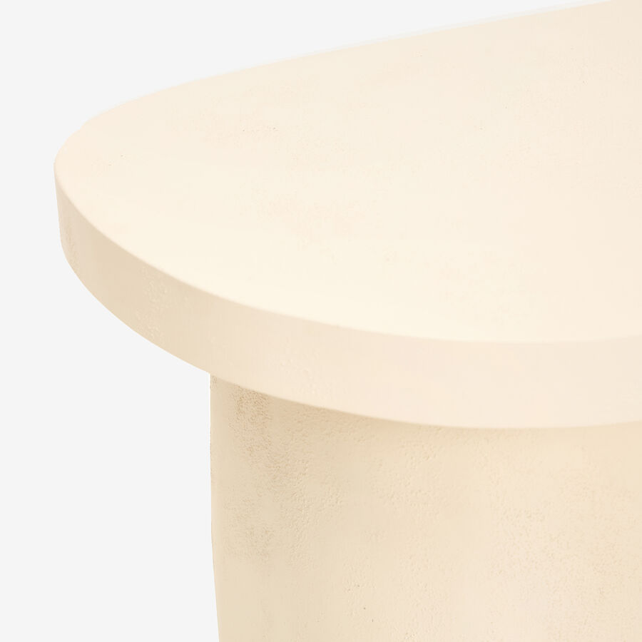 Mesa auxiliar de microcemento Balin 70x40x35cm Clau&Chloe